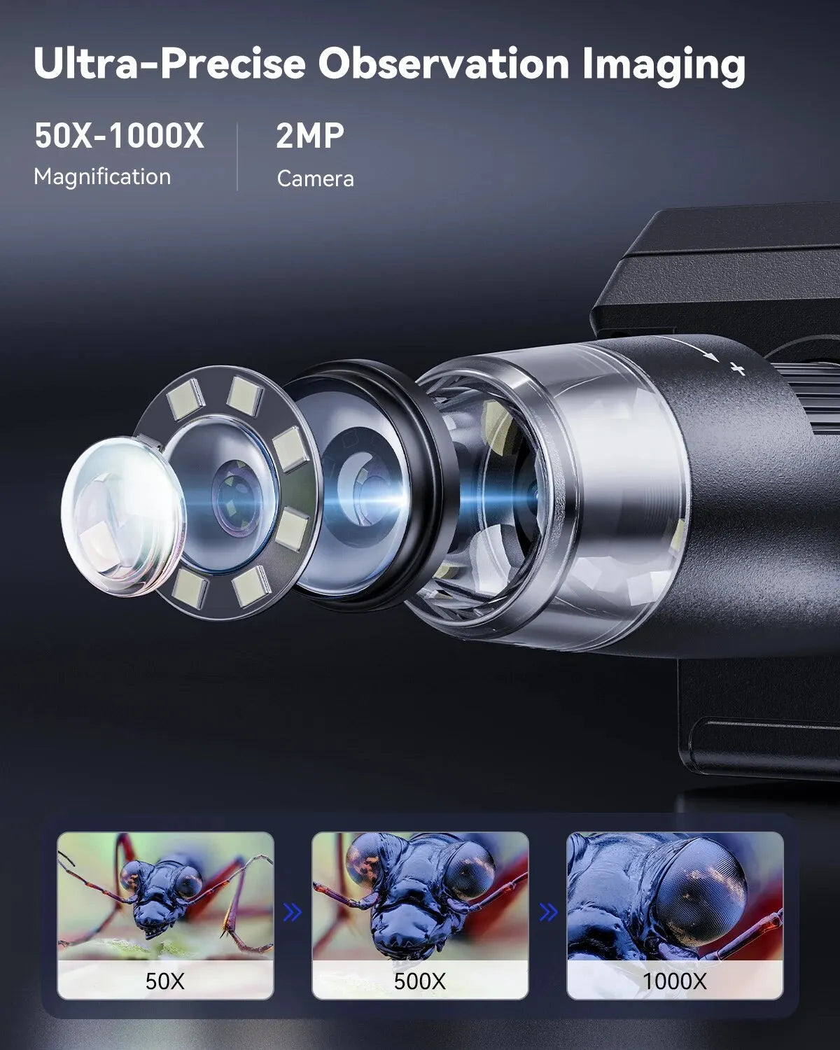 4.3 inch HIGH DEFINITION MICROSCOPE